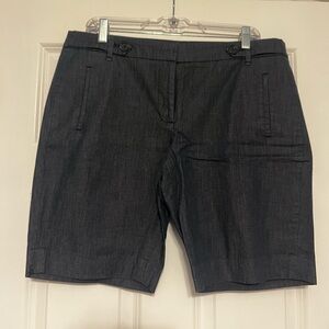 LOFT Denim Blue Dress Shorts, size 12